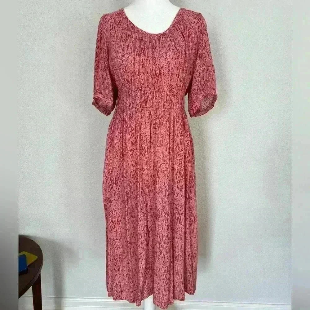 Caslon Casual Midi Dress Size M